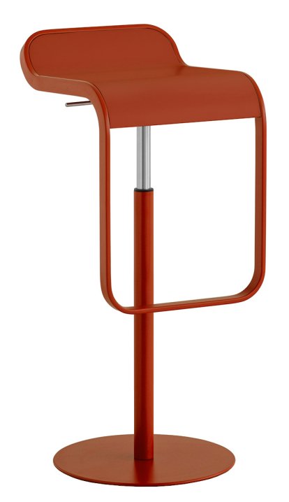 Tabouret LEM, 66-79 cm, Verni brique