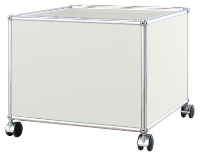 Caisson mobile pour enfants USM Haller, Blanc pur RAL 9010, H 43 x L 53 x P 53 cm