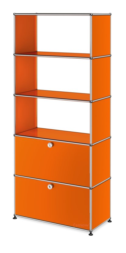 Étagère à dossiers USM Haller, Orange pur RAL 2004