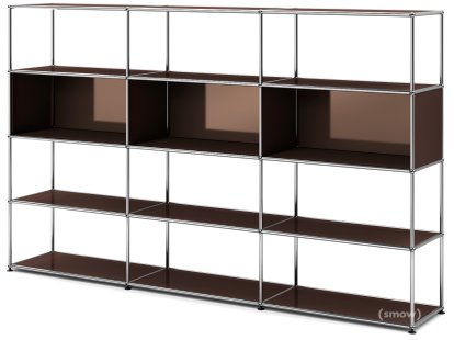 Étagère de salon USM Haller XL Type 1, Marron USM