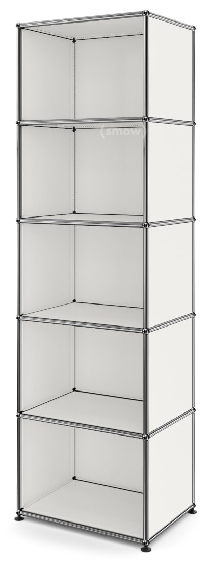 Bibliothèque 50 USM Haller, Ouvert, Blanc pur RAL 9010