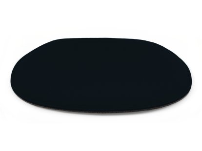 Coussin d'assise pour Eames Side Chairs, Avec rembourrage, Noir