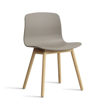 Chaise About A Chair AAC 12, Khaki 2.0, Chêne laqué