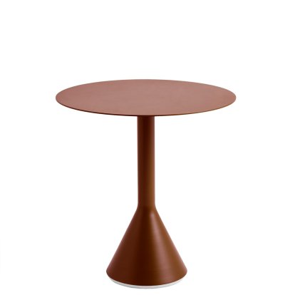 Table Palissade Cone, Ø 70 x H 74 , Rouge oxyde