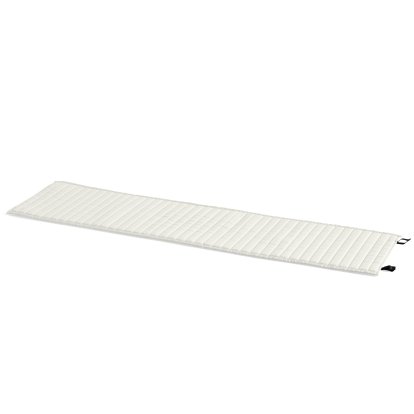 Coussin piqué pour chaise longue Palissade, Blanc crème