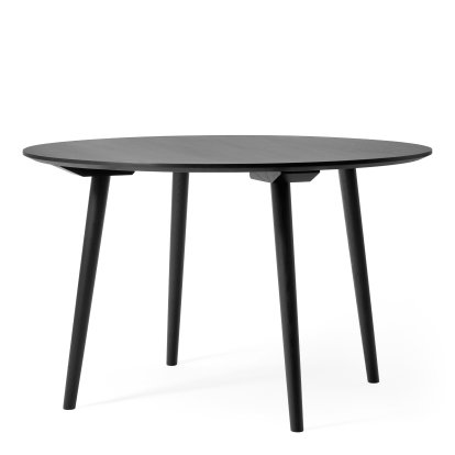 Table ronde In Between SK3 / SK4, Ø 120 cm, Chêne laqué noir