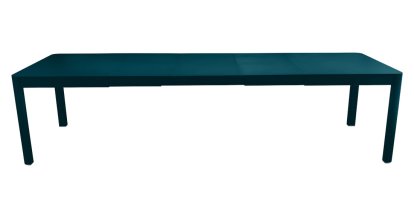 Table Ribambelle, L 149/299 x P 100 cm, Bleu acapulco