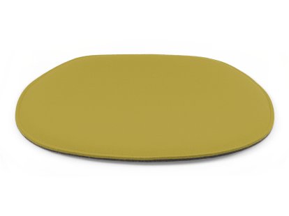 Coussin d'assise pour Eames Side Chairs, Avec rembourrage, Moutarde