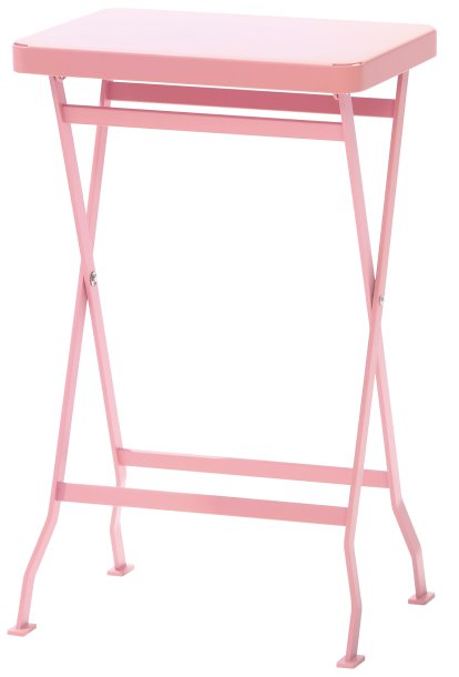 Table d'appoint Flip, Rose clair (RAL 3015)
