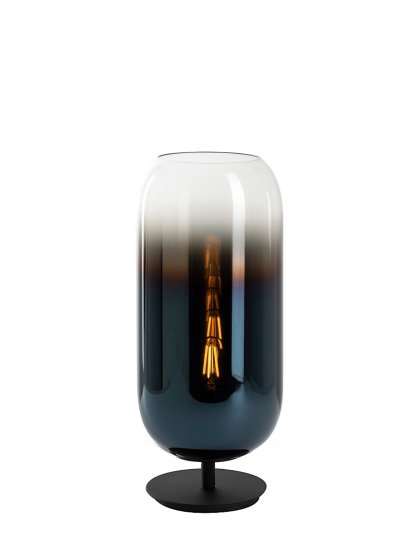 Lampe de table Gople Mini, Noir/bleu