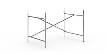 Châssis de table Eiermann 1, Acier brut, Décalé, 110 x 78 cm, Avec rallonge en hauteur (hauteur 72-85 cm)