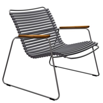 Fauteuil lounge Click Roomy, Gris foncé