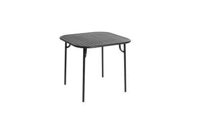 Table Week-End, S (85 x 85 cm), Noir