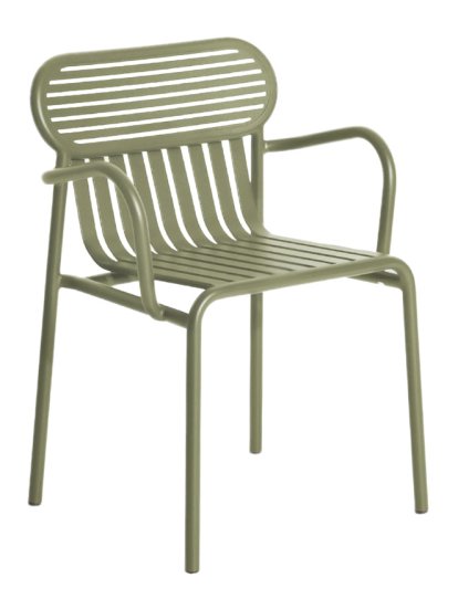 Chaise Week-End, Avec accotoirs, Vert jade