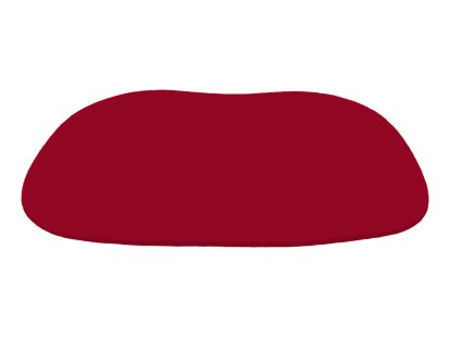 Coussin d'assise pour HAL, Sans rembourrage, Pourpre