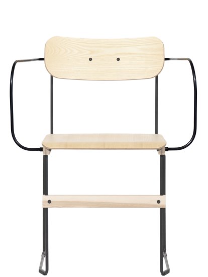 Chaise Bruto, Avec accotoirs
