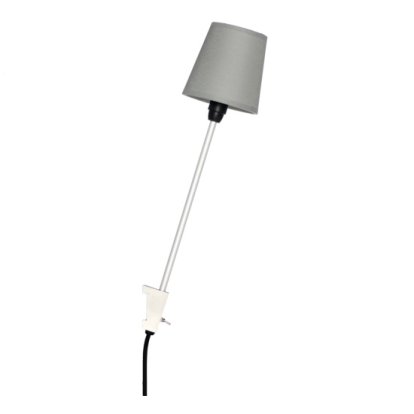 Lampe Rosi, Aluminium anodisé argent, Gris clair