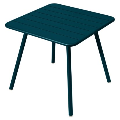 Table de Jardin Luxembourg , 80 x 80 cm, Bleu acapulco