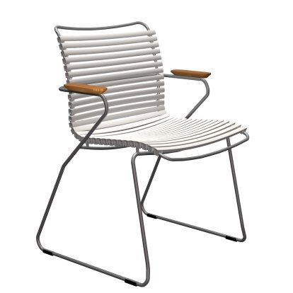 Chaise Click , Avec accotoirs, Muted White