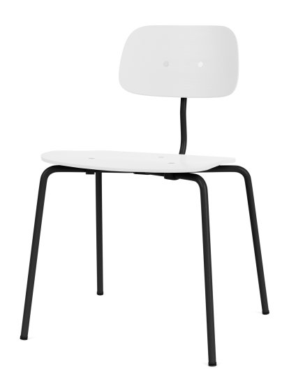 Chaise Kevi 2060, Neige, Noir