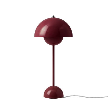 Lampe de table Flowerpot VP3, Prune foncée