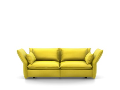 Canapé Mariposa, 2,5 places (H80,5 x L171 x P101,5 cm), Iroko citron