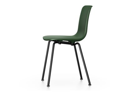 Chaise HAL RE Tube, Lierre RE, Revêtement thermolaqué noir basic, Non-empilable