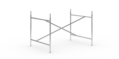 Châssis de table Eiermann 1, Chromé, Centré, 110 x 78 cm, Avec rallonge en hauteur (hauteur 72-85 cm)