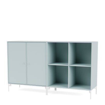 Commode Pair, Flint, Pieds