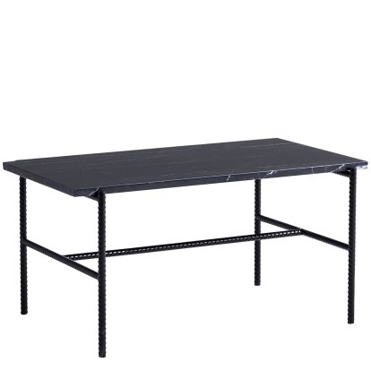 Table Rebar, H 40,5 x L 80 x P 49 cm, Plateau marbre