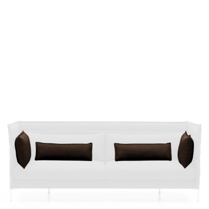 Lot de coussins pour Alcove Sofa, Pour Three-seater, Credo, Chocolat/noir