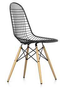 Wire Chair DKW, Érable nuance de jaune