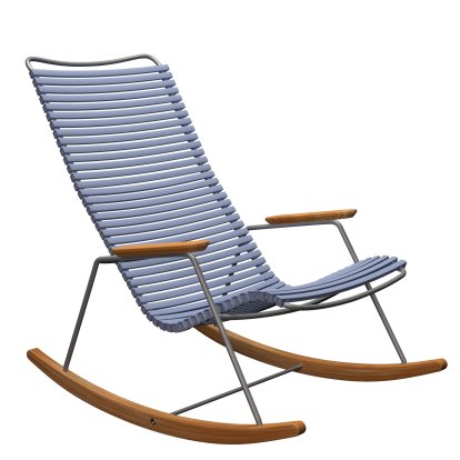 Chaise à bascule Click , Bleu pigeon