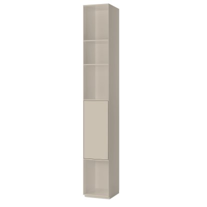 Nex Pur étagère avec porte, Largeur 30 cm, Porte en bas, Silk
