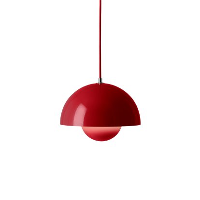 Suspension Flowerpot VP1, Rouge vermillon