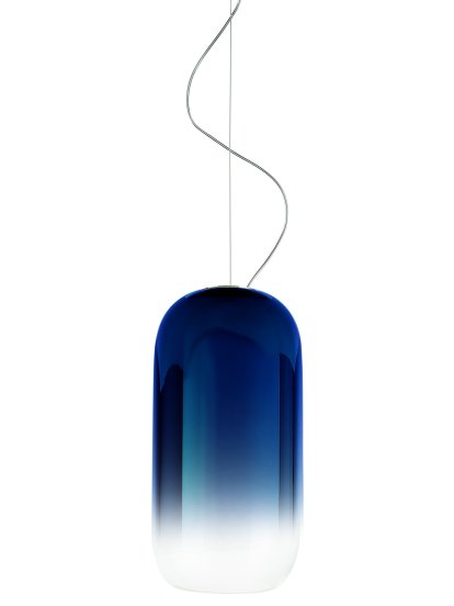 Suspension Gople, Noir/bleu