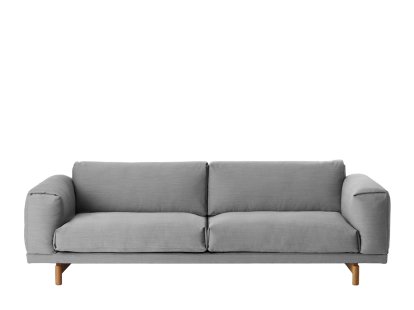 Canapé Rest, 3 places, Tissu Steelcut Trio gris