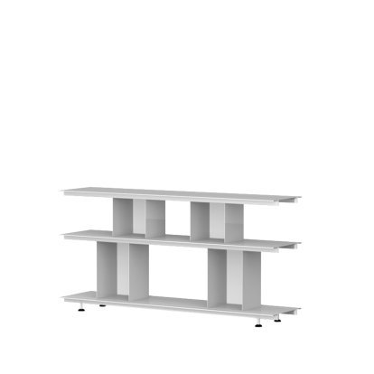 Étagère Zoll D, Gris clair, 140 cm, H 33 cm / H 22 cm