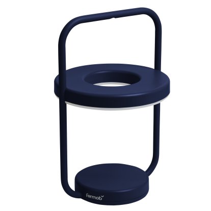 Lampe rechargeable Ulli Monochrome, Bleu abysse