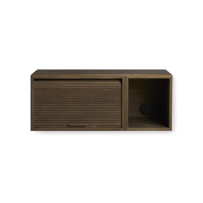 Étagère murale Hifive, Hifive 75 Slim, Chêne fumé