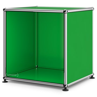 Table de chevet USM Haller ouverte, Vert USM