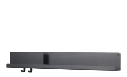 Etagère Folded Shelves, H 13 x L 96 cm, Noir