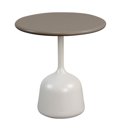 Table d'appoint Glaze, Aluminium - Taupe, Sable