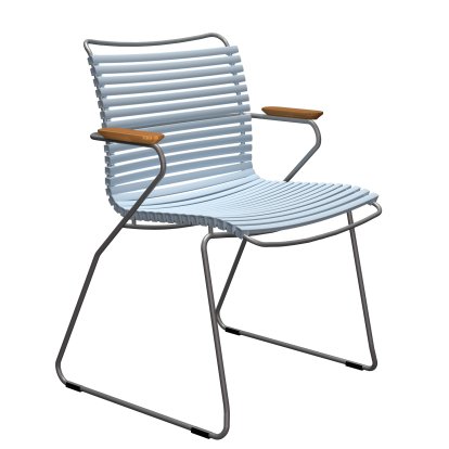 Chaise Click , Avec accotoirs, Dusty bleu clair