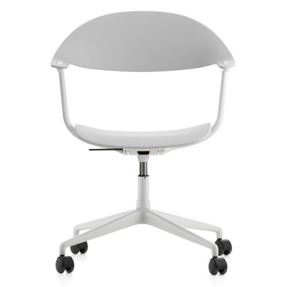 Chaise de bureau Mynt pied quatre branches, Gris RE, Sans rembourrage, Sans rembourrage, Soft light, Durs pour tapis