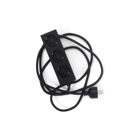Multiprise Power Bar / Power Beam, 3 prises électriques, Gris anthracite, 5 m