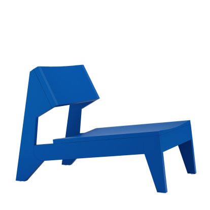 Chaise Lounge Schulz, Frêne Berlin bleu