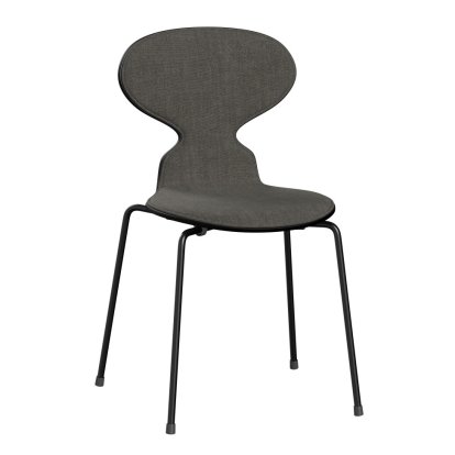 Chaise Fourmi (Ant) 3101 avec rembourrage avant, Frêne coloré, Noir, Remix 152 - Noir & blanc, Noir