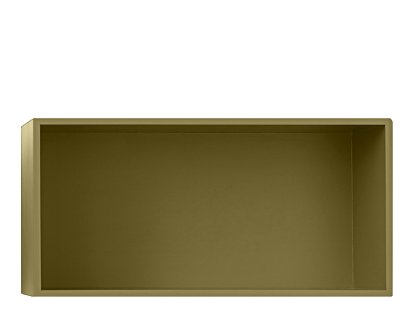 Étagère modulable Stacked Mini, L (24,9 x 49,8 x 26 cm), Vert brun