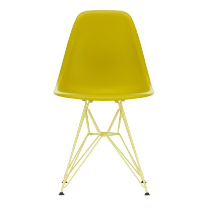 Eames Plastic Side Chair RE DSR New Colours, Moutarde / citron